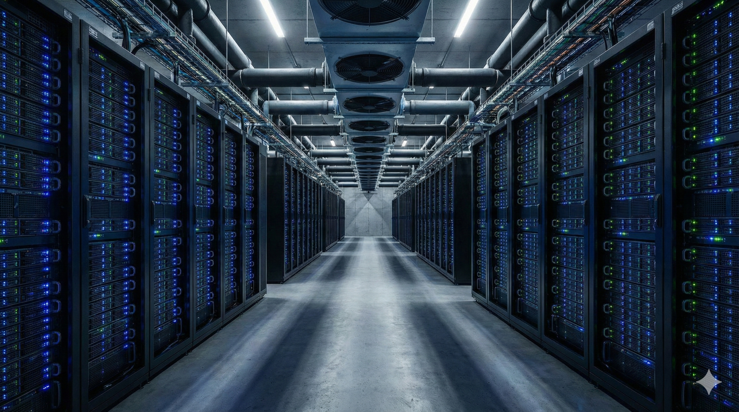 Enterprise data centers supporting large-scale artificial intelligence infrastructure.